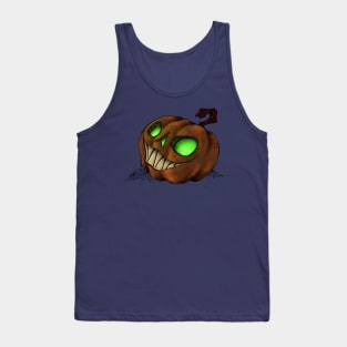 Spooky Halloween Jack-O-Lantern Tank Top